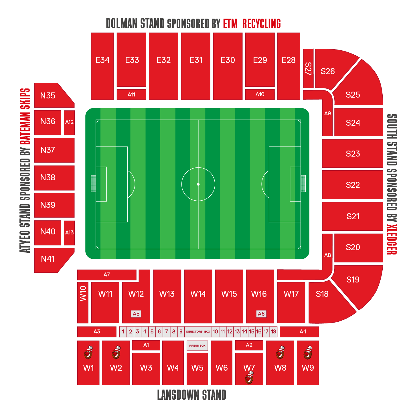 42++ Ashton gate stadium seating plan for concerts